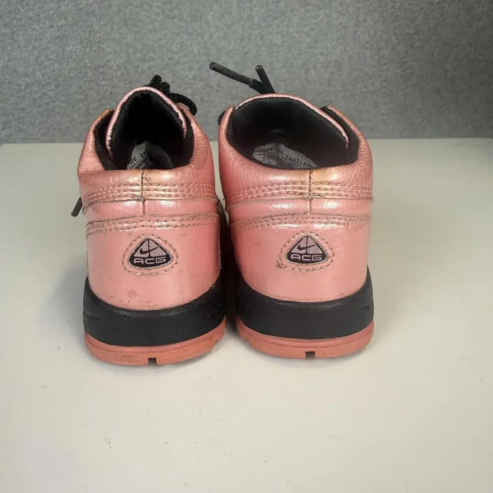 Nike Childs Size 5.5 Pink Shimmer Athletic Shoes Sneakers
